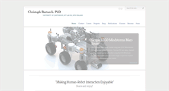 Desktop Screenshot of bartneck.de